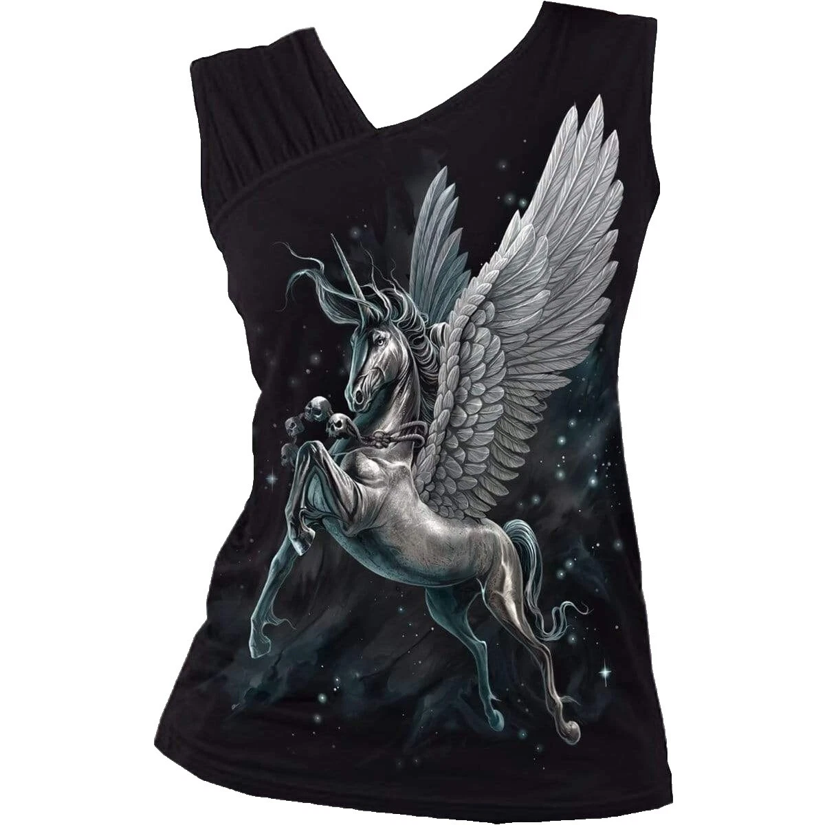Unicorn Viscosa Tops para mujer
