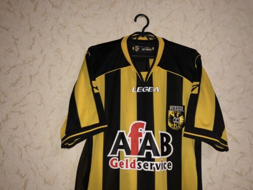 Rara maglia calcio casa Vitesse Arnhem 2007-2008 taglia L firma uomo Legea - Foto 3 di 10