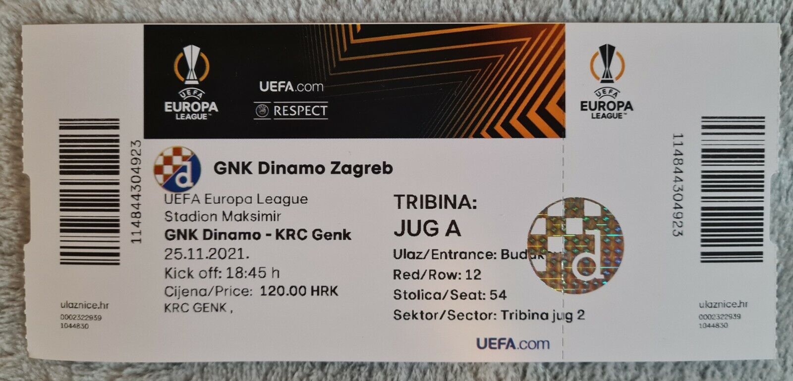 Tickets for Paket UEFA Liga Evrope 2022/23, 08.09.2022 at 21:00 (en)