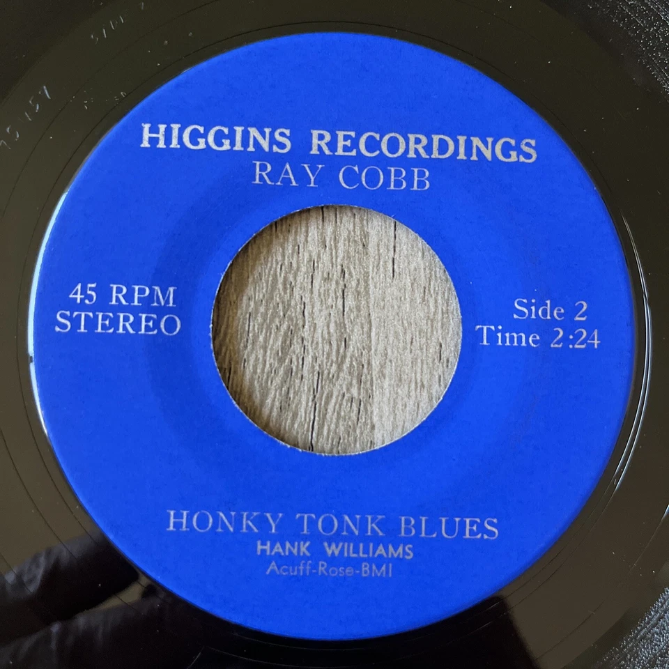 RAY COBB Honky Tonk Blues b/w The Last Thing (I'd Want To Lose) 1975 Country 45 Foto 2 de 3