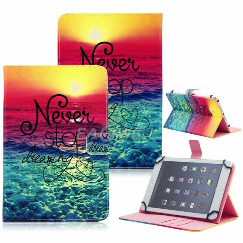 For Onn 7" 8" 10.1" inch Tablet Android Tablets Universal Leather Case Cover - Image 2 of 4