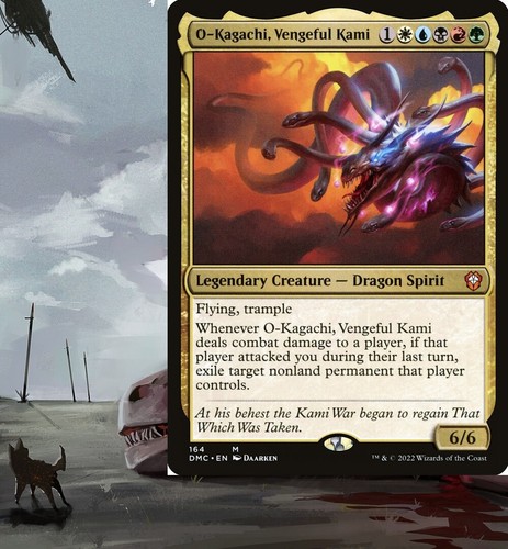 O Kagachi Vengeful Kami SPIRITS Commander Deck EDH Magic MTG Ready to 