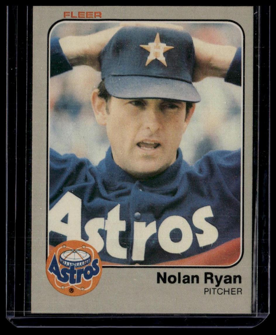 1983 Fleer #463 Nolan Ryan