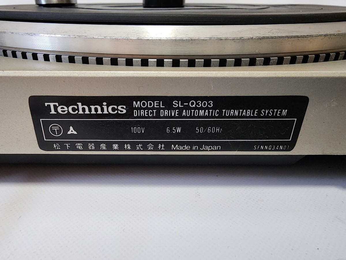 Technics SL-Q303 Direct Drive Automatic Turntable Record Player | eBay