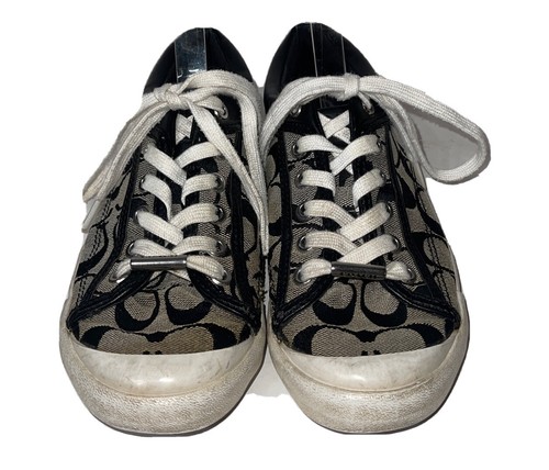 coach francesca sneaker black