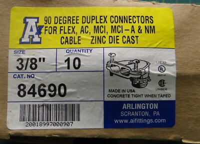 ●AL FOXX Box of 10 Arlington 84690 3/8