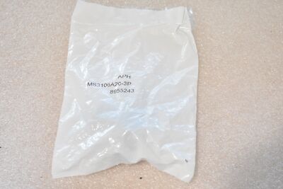 AMPHENOL MS3106A20-3P CIRCULAR CONNECTOR PLUG, SIZE 20, 3 POS