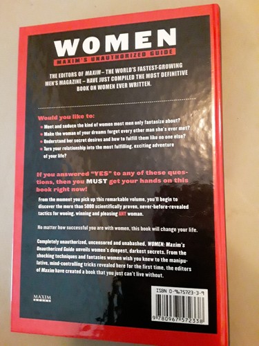 Women : Maxim's Unauthorized Guide by Maxim Editorial Staff (2000, Trade... - Imagen 2 de 2
