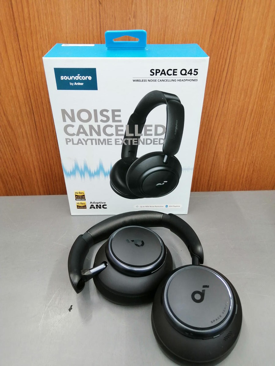 【中古美品】Anker Soundcore Space Q45 BLACK Anker Soundcore Space Q45 Headphones - Black