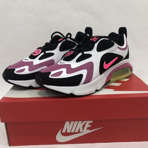 Scarpe da ginnastica Nike Air Max 200 nere iper rosa CU4745 001 da donna taglia 5,5 - Foto 4 di 7