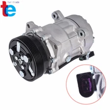 A/C AC Compressor For Audi TT,Quatro,Volkswagen Jetta,Golf Beetle (SD7V16) 2.0L