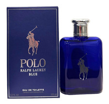 Polo Blue By Ralph Lauren 4.2 oz Eau de Toilette Spray For Men NEW AUTHENTIC