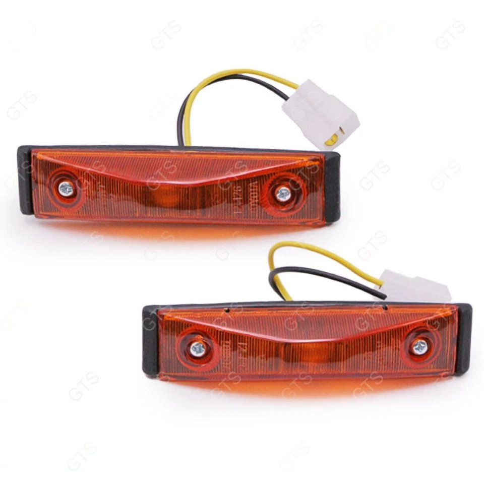 Pair Side Turn Signal Marker Light Lamp For Toyota Corolla KE70 TE71 1980 - 1987 Foto 3 de 4