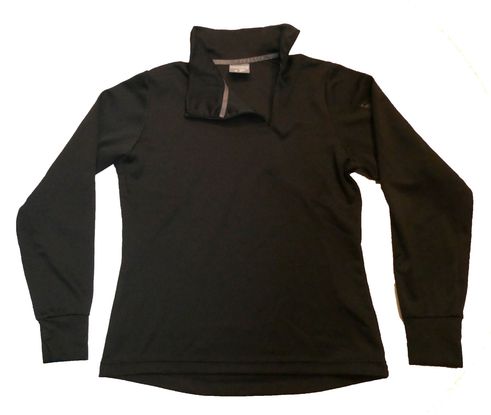 Salomon Motomesh Top Termico con Cerniera Asimmetrica Donna M Nero