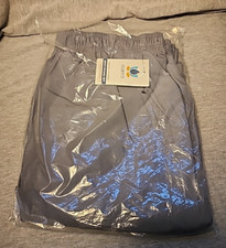 Maevn scrub pants, pewter color, size large, new in sealed package