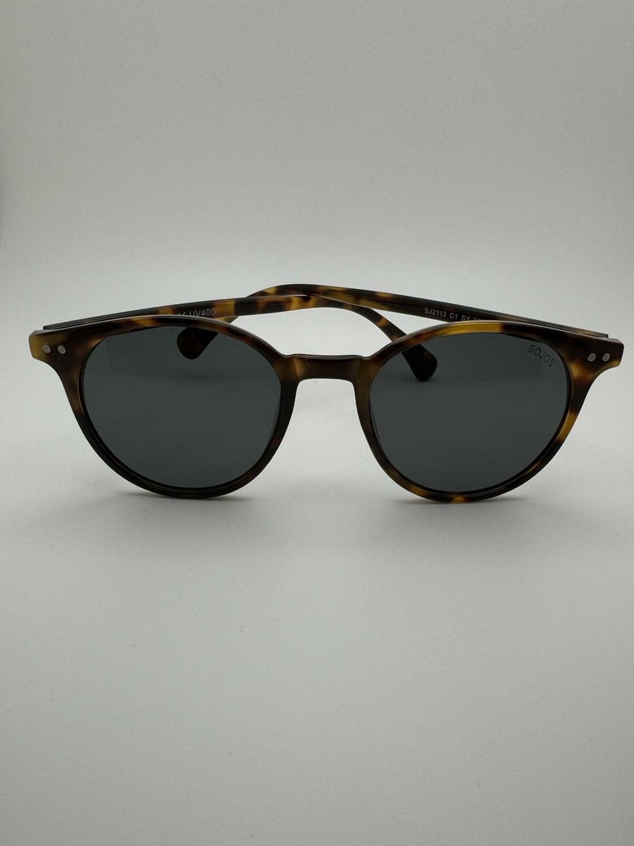 Round Classic Polarized Sunglasses Vintage UV400 SJ2113 Tortoise PUMIER Small Round Classic Polarized Sunglasses for Women  main image 2
