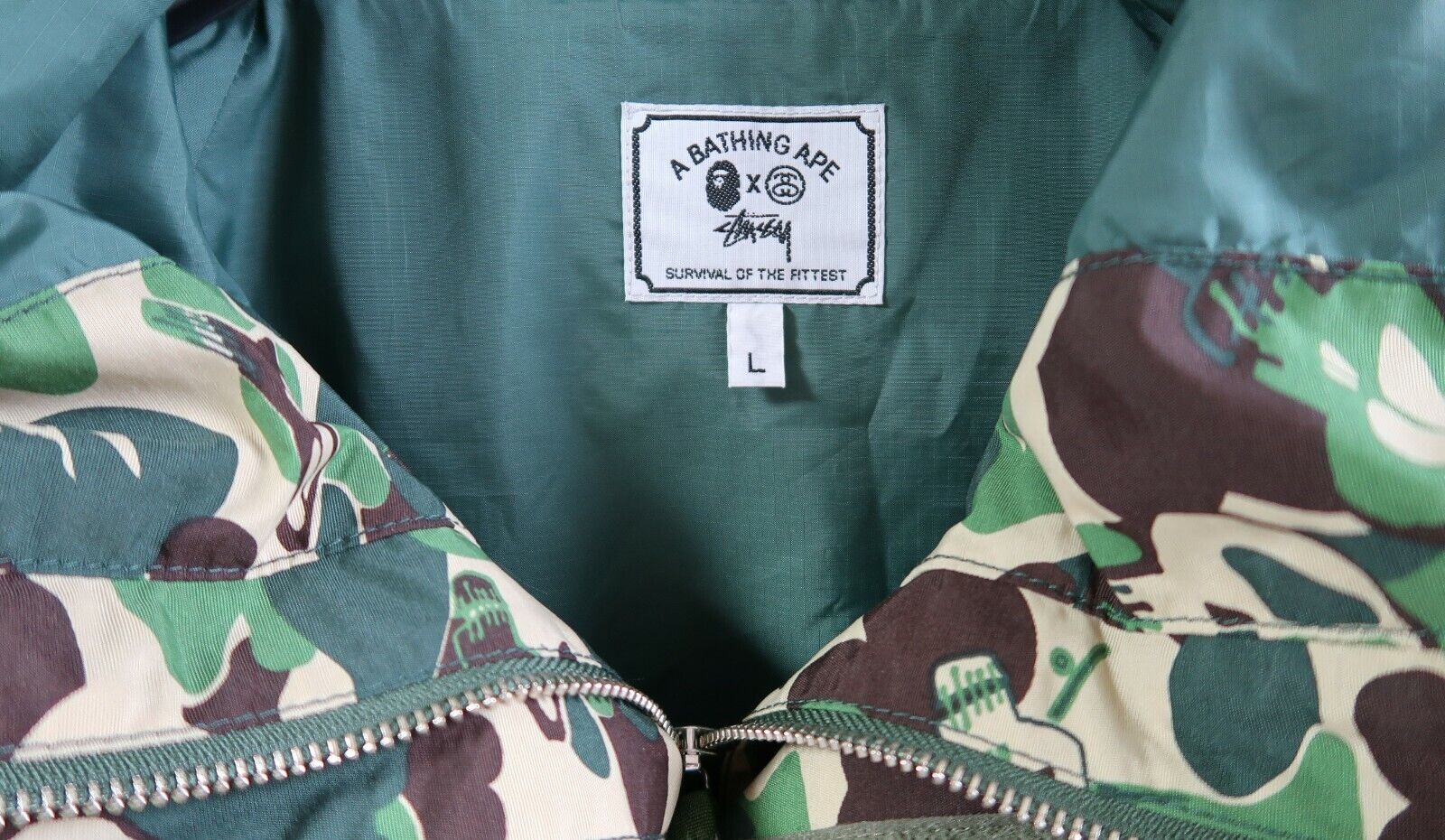 Stussy X Bape Desert Camo Jacket, Small