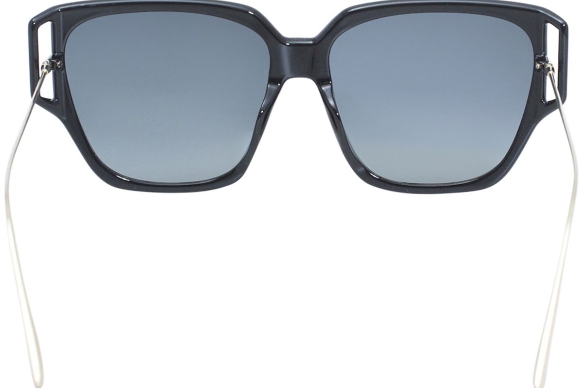 Christian Dior 8071I Black Cat Eye Sunglasses Plastic Frame 58-16