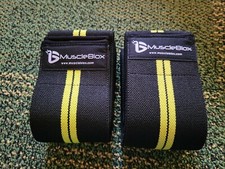 Knee Wraps for Powerlifting Weightlifting - 1 Pair, 2 Wraps - Premium FAST SHIP