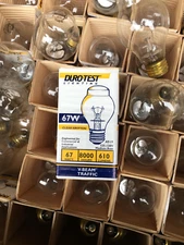 Lot 10 PCS DURO-TEST Traffic Signal Light Bulb 8000 Hour made in USA