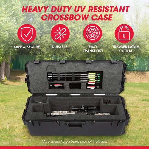 SKB iSeries 10 Point Vapor RS470 Heavy Duty UV Resistant Crossbow Case, Black - Picture 3 of 10