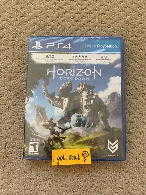 NEW Sealed Horizon Zero Dawn RARE Print Sony PlayStation 4 PS4 Forbidden West