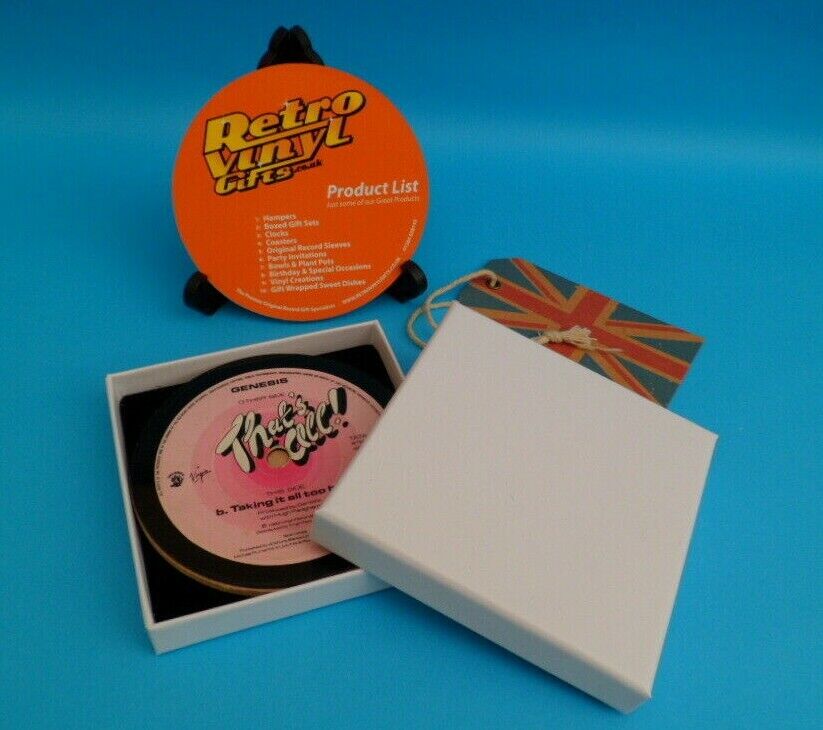 *NEW* Vinyl Record DRINKS COASTERS . Actual Singles . Music Themed Gift (LIST 1) - Picture 276 of 985