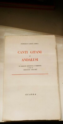 Ediz. GUANDA -  Canti Gitani e Andalusi di Federico Garçia Lorca, 1960