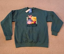 Vintage Disney Winnie The Pooh Sweatshirt Adult Small Crewneck 90s New Tags USA