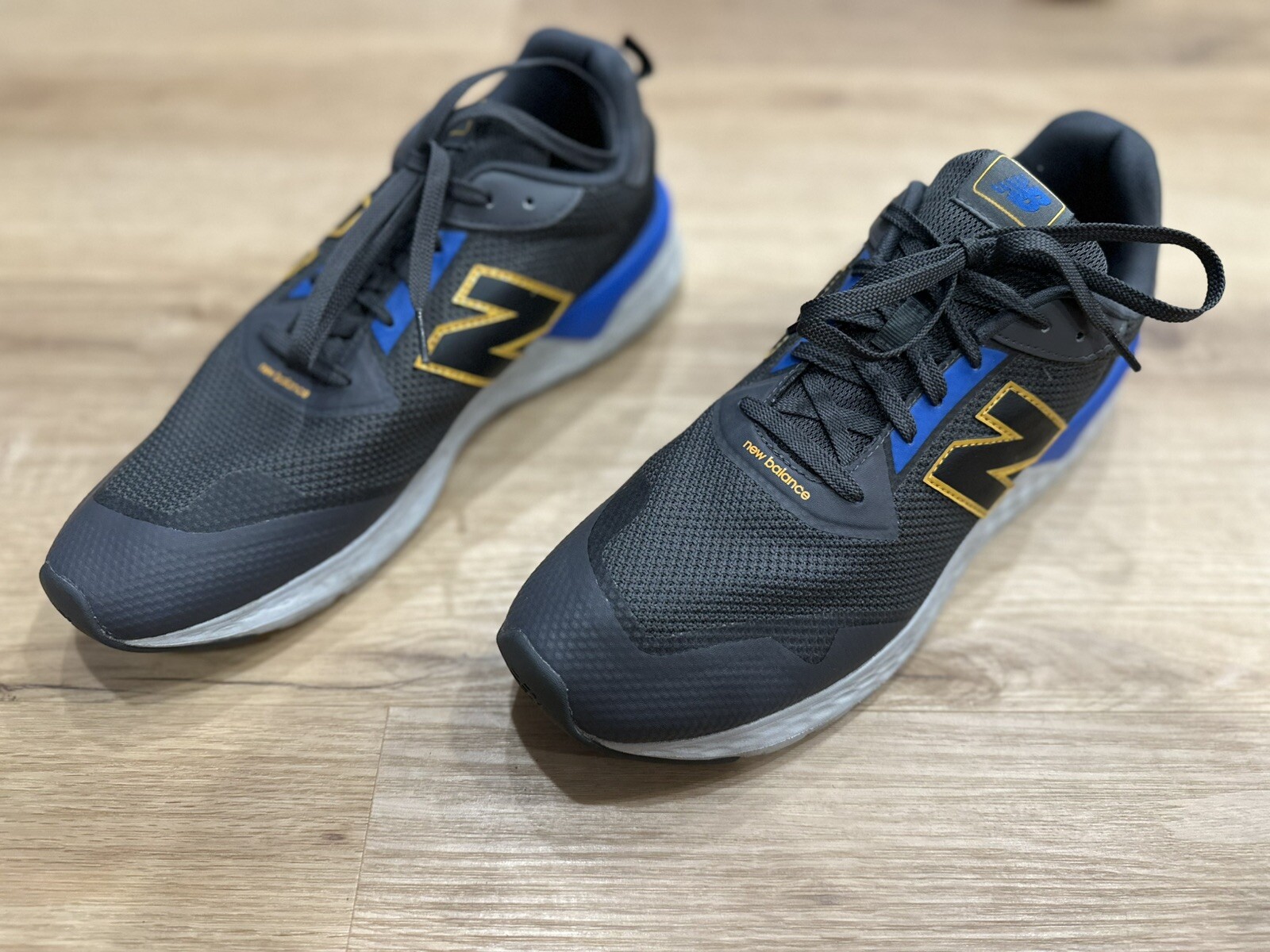 New Balance MS515SR2 Fresh Foam Magnet Gold Vivid Cobalt Mens Shoes Size 12