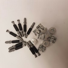 Rastex 15/18 Cam & Dowel set of 10 (Hettich 13962+9047644)