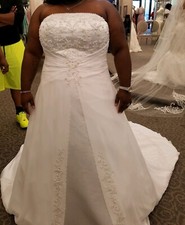 wedding dress size 20