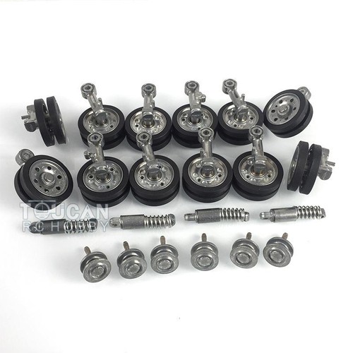 US STOCK Metal Road Wheels for RC Tank HengLong 1/16 Stug III Panzer III-L/H - Picture 3 of 3