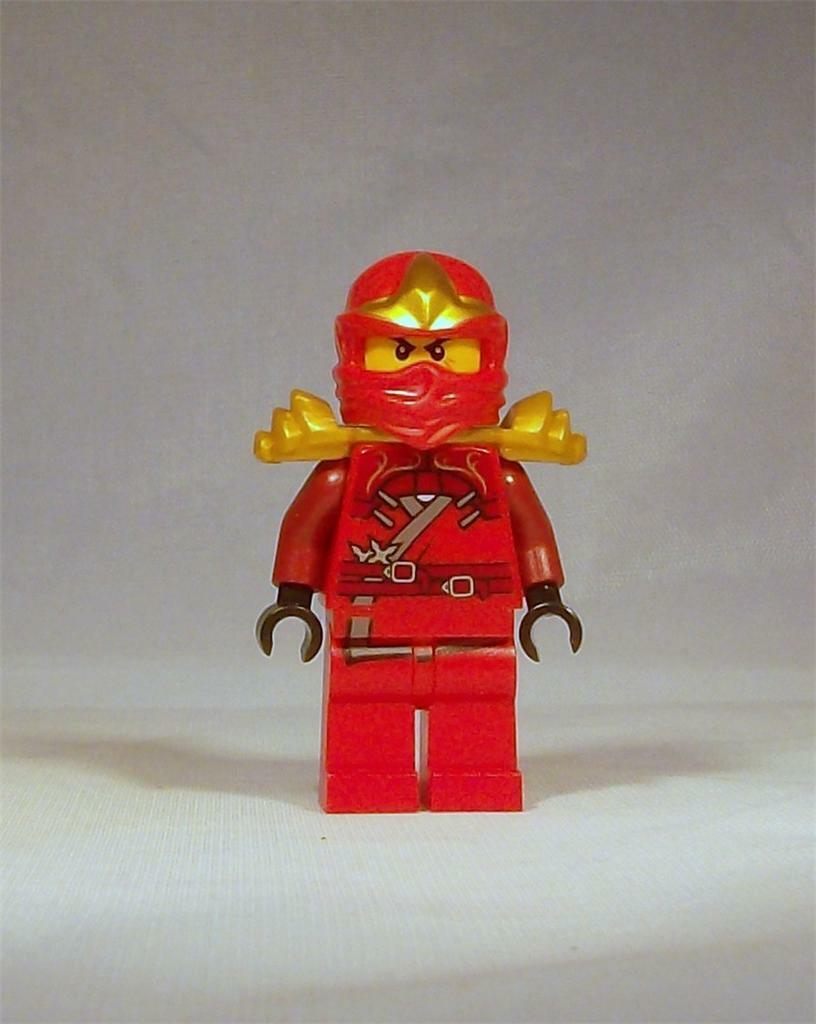 LEGO Ninjago Kai ZX Minifigure with Armor 9441 9449 9561 Red Gold Ninja Genuine