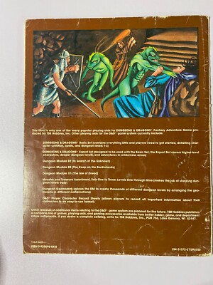 B1 In Search of the Unknown Dungeons and Dragons TSR#9023 | eBay