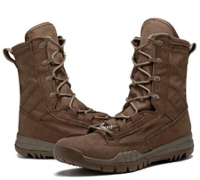 Men's Army Tactical Military Leather High Boots Outdoor Combat Work Desert Shoes