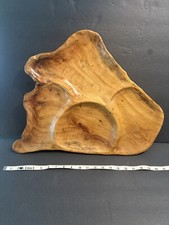 Unique Hand Burled Wooden Platter Charcuterie Board Burlwood Burl Wood Natural