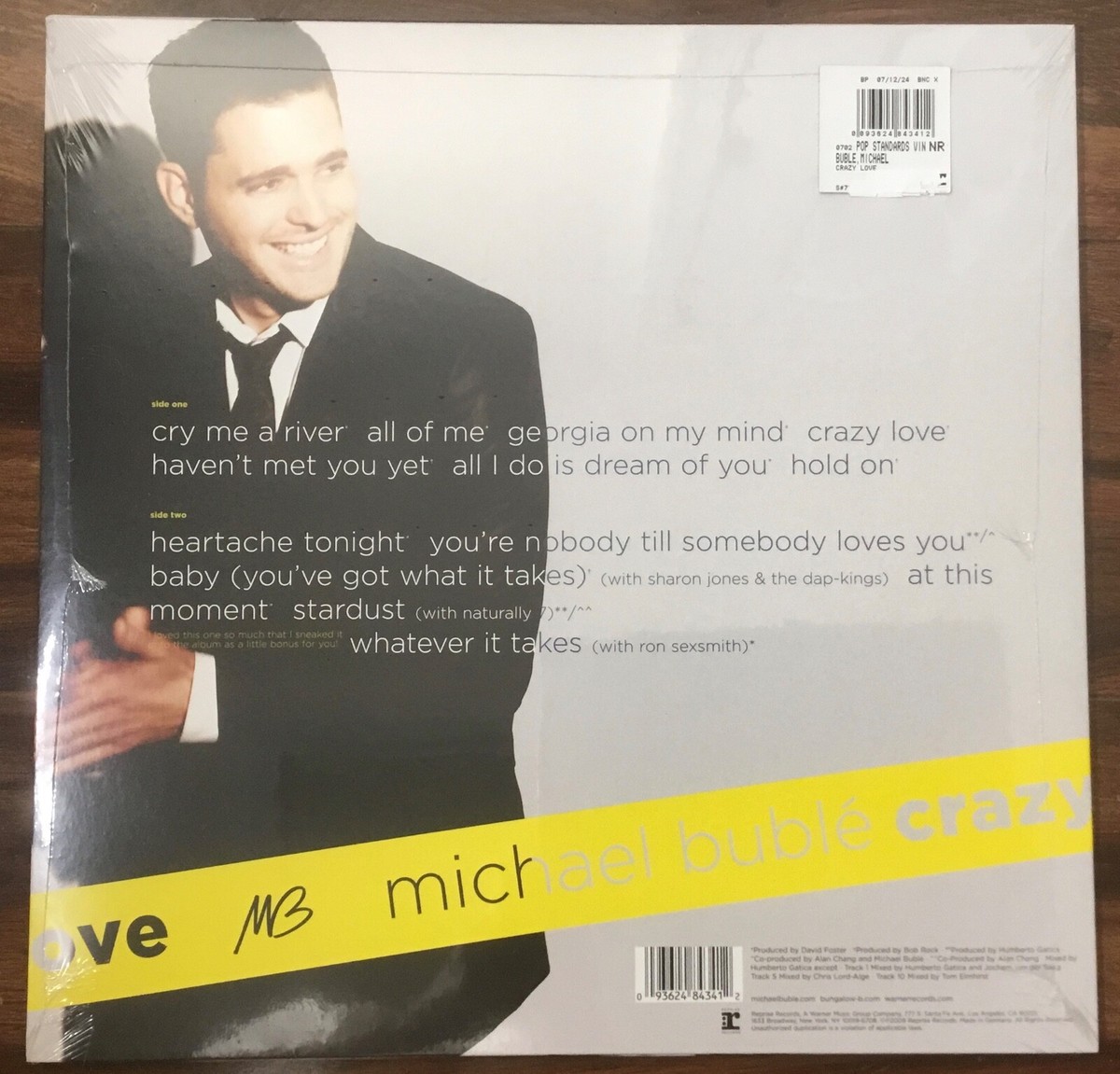 crazy love / michael bublé LP 限定 YELLOW Michael Bublé – Crazy Love – CD ('Blue Band' Artwork On