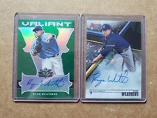 2018 Ryan Weathers Bowman’s Best  Autograph..Leaf Prospect Auto /99 LOT