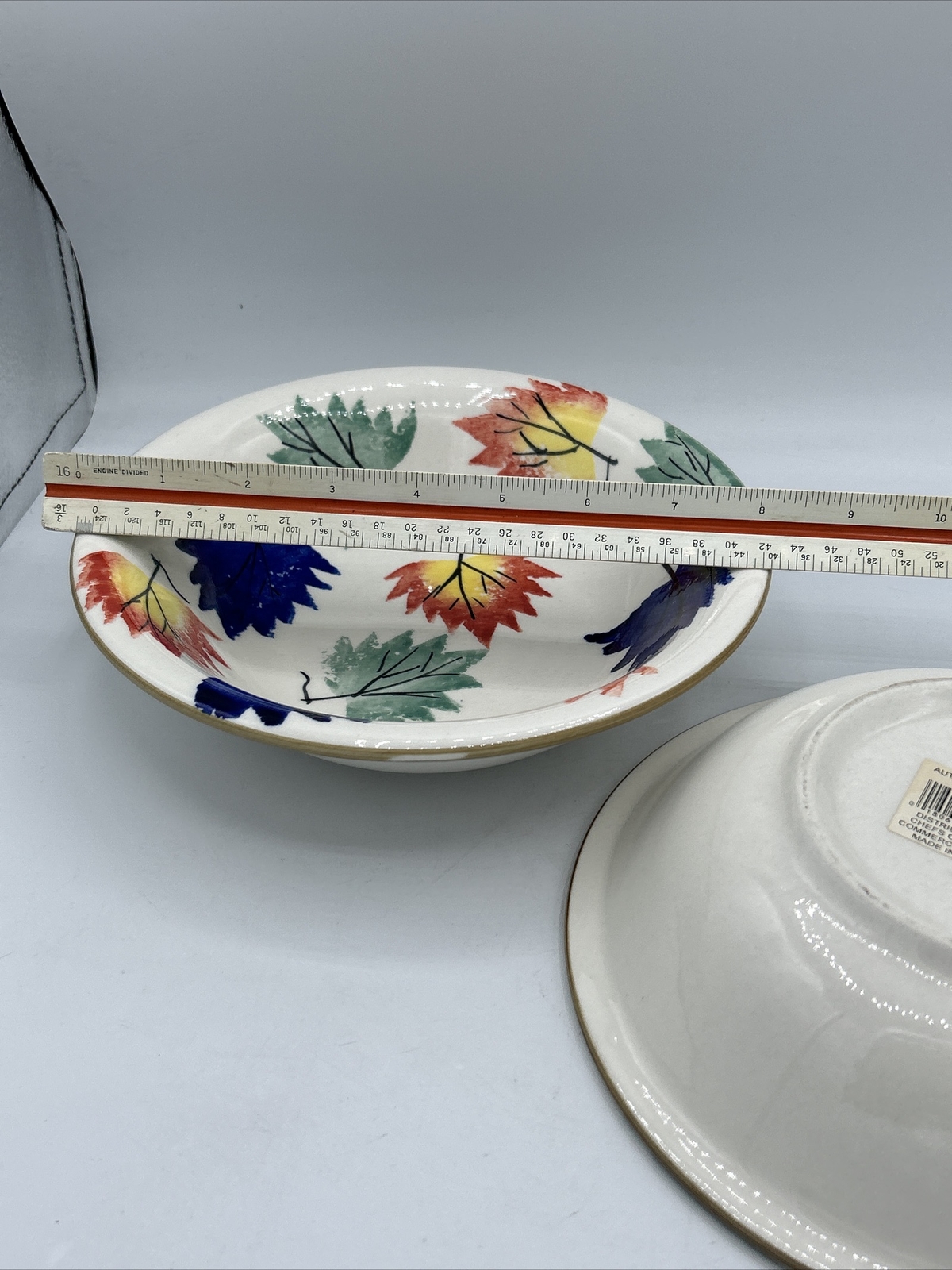 Autumn Garden Dinner set Of 2 Bowls Floral Plates Chefs Classics