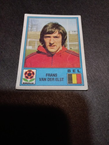 Figurina Panini Europa 80 Van Der Elst