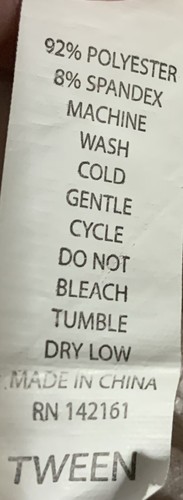 Lularoe Pastell Geometrischer Streifen Print Tween Leggings - Gelb Rosa Lila - Bild 3 von 3