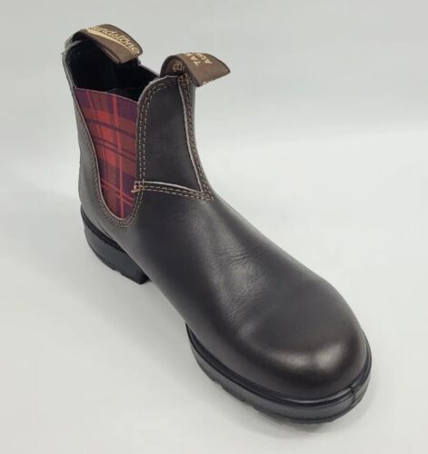 Blundstone Womens Chelsea Boots 2100 Original 500 Colored Stout Brown Size 7 New - Picture 3 of 14