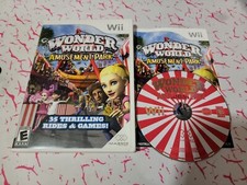Wonder World Amusement Park (Nintendo Wii, 2008) ☆Complete☆Tested☆