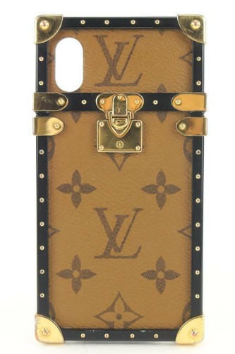 Louis Vuitton Monogram Reverse Eye Trunk iPhone X Xs Crossbody Handyhülle 3V415L - Bild 8 von 12