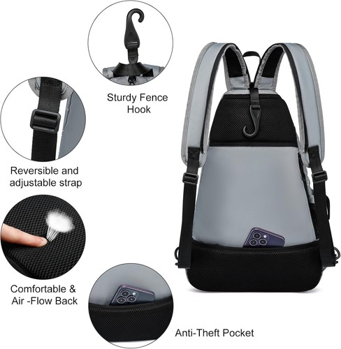 BOSSTIN Pickleball Bag, Pickleball Backpack Reversible Sling Pickle Ball Paddle - 第 4/5 張圖片