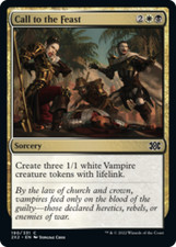 Call to the Feast FOIL Double Masters 2022 MINT White Black Common CARD ABUGames