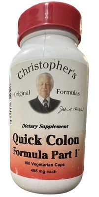 Christopher's Original Formulas Quick Colon Part 1 Fast Ship!