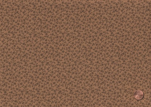 Paquete de dijes - 40) cuadrados de 5" x 5", MARRÓN, acolchado 100% tela de algodón - Imagen 6 de 6