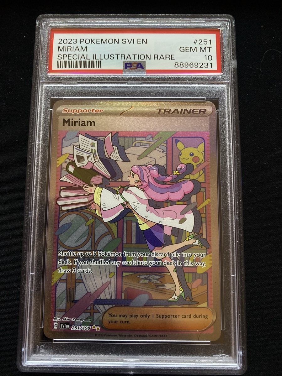 Miriam 251/198 Special Illustration Rare PSA 10 GEM MT Miriam 251/198 Special Illustration Rare PSA 10 GEM MT